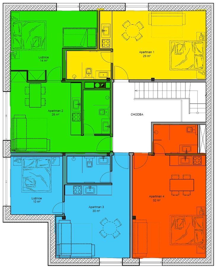 Apartmany Hacienda Bozi Dar Luaran gambar